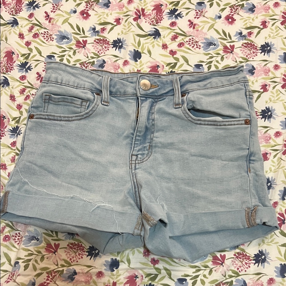 Aeropostale Light Blue Women's Jean Shorts